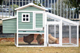 Classical Chicken Coop with Run