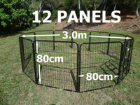 XL 12 Panel Dog Enclosure (80cm High)
