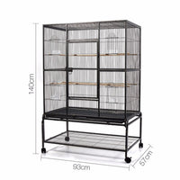 Large Wrought Iron Parrot Cage