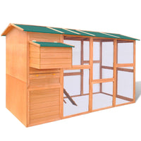Deluxe Chicken Coop with Large Run