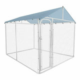 4 x 2.3m Steel Dog Enclosure with Roof