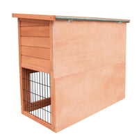 Two Storey Outdoor Hutch with Run