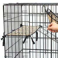 Four Storey Wire Cat Enclosure