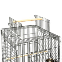 Medium Square Iron Bird Cage with Stand