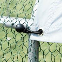 3.8 x 2.8 x 1.95m Steel Dog Enclosure (Flat Roof)
