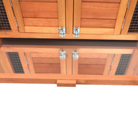 Deluxe Two Storey Hutch with Run