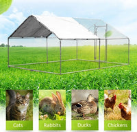 4 x 3m Steel Dog Enclosure with Roof
