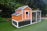 Large Chicken Coop Hen House with Run Built in